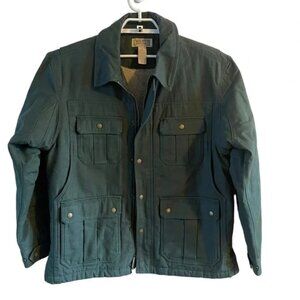 Men’s Duluth Trading Company Jacket super heavy green fleece lined size large